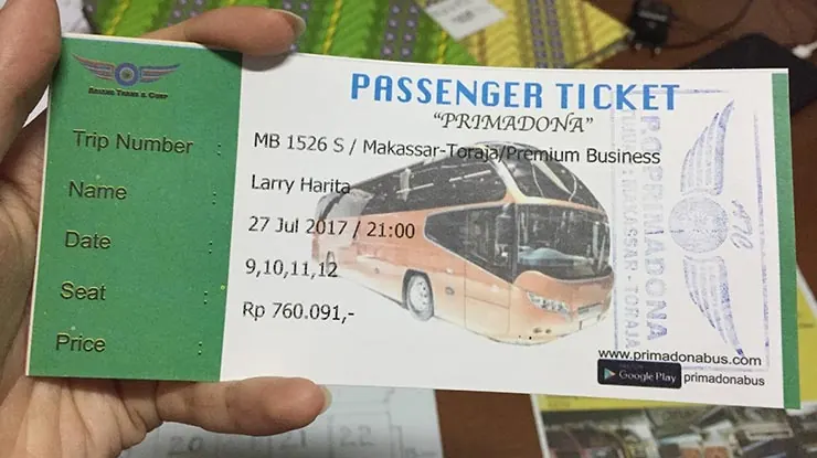 Cara Beli Tiket Bus Primadona