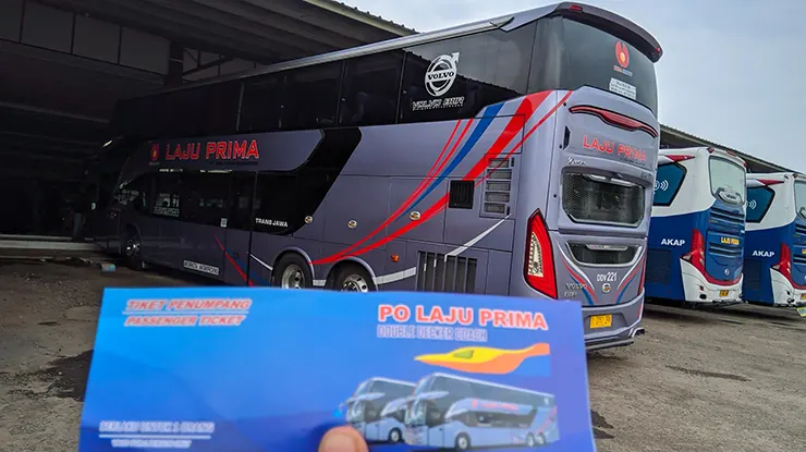 Harga Tiket Bus Laju Prima Jambi Bandung